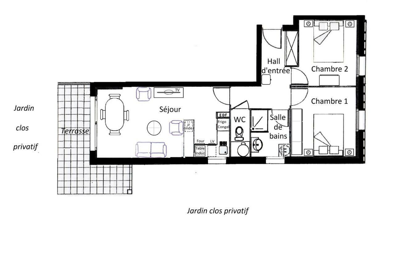 Clos Fleuri Berck Exterior foto